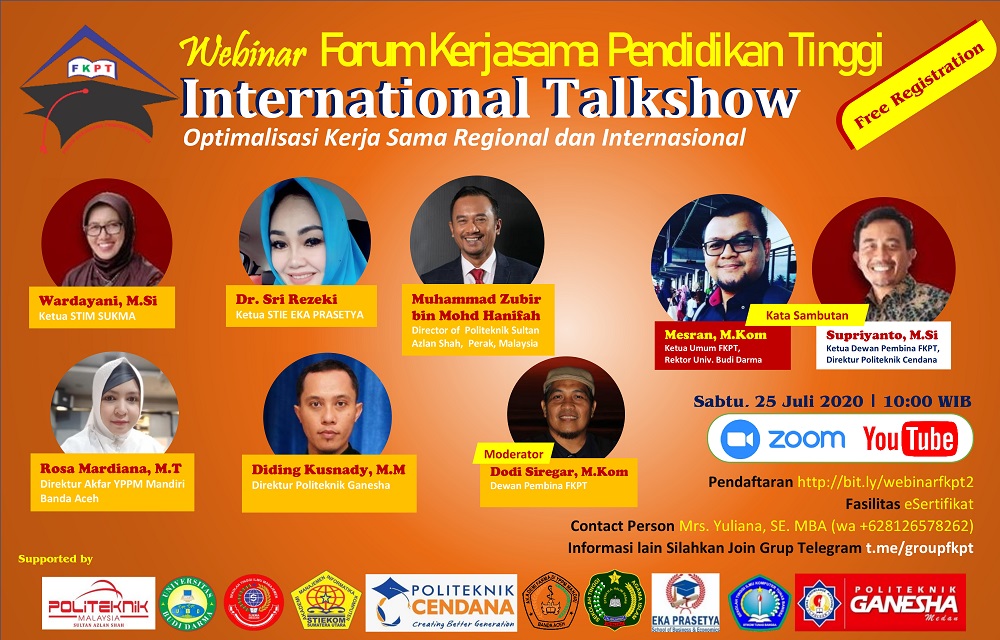 FKPT Gagas International Talkshow Optimalisasi Kerjasama Regional dan Internasional